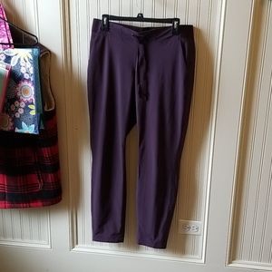 Athleta womens pants 10 tall plum